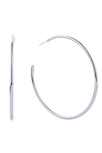 14K Metal Post Hoop-SJE310005