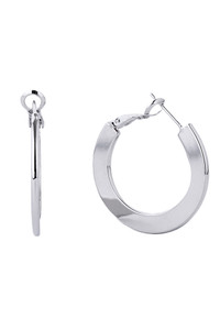 14K Gold Metal Omega Closure Hoop-SJE310007