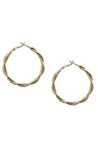 14K Metal Omega Closure Hoop-SJE310014