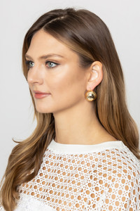 14K Dipped Ball Shape Pin Catch-SJE310326