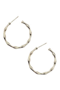 14K Dipped Bamboo Shape Post-SJE310336