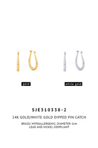 14K Dipped Pin Catch-SJE310338