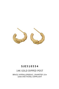 14K Gold Dipped Post-SJE310354