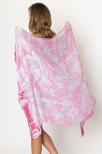 Flower Print Scarf-BLL310100