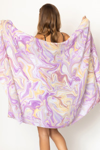 Swirl Print Scarf-WLL310072