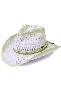 C.C Ombre Open Weave Cowboy Hat