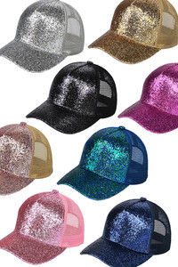 C.C Glitter Trucker Cap-TCB-07
