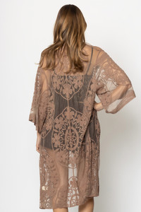 Floral Lace Kimono-YLK310087