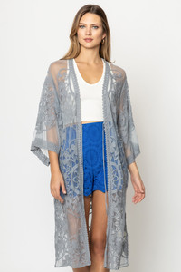 Floral Lace Kimono-YLK310087
