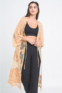 Floral Lace Kimono-YLK310086