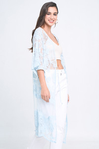 Floral Lace Kimono-YLK310086
