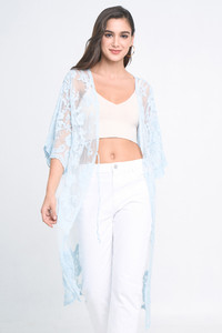 Floral Lace Kimono-YLK310086