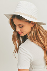 BON VOYAGE Sequin Letter Panama Hat-MH0118