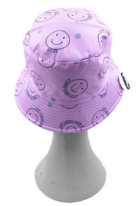Smile Pattern Bucket Hat-BH205