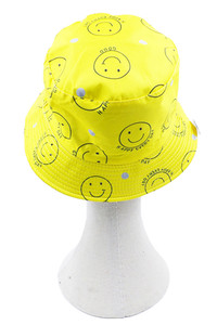 Smile Pattern Bucket Hat-BH205