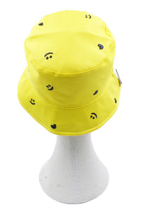 Smile and Heart Pattern Bucket Hat-BH209