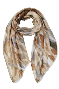 Rising Sun Print Scarf-WLL310389