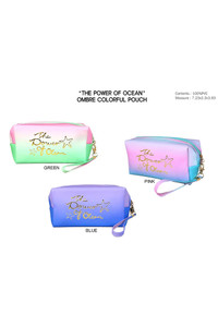 THE POWER OF OCEAN Ombre Colorful Pouch-PCH175