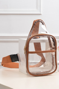Clear Stadium Concert Sling Bag
