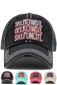 SAY HOWDY Vintage BaseCap-KBV-1522