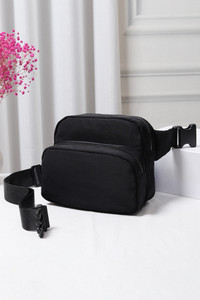 Solid Double Zipper Fanny Pack-TG10462