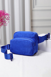 Solid Double Zipper Fanny Pack-TG10462