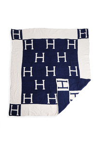Luxury Soft H Print Throw Blanket-JCL1044