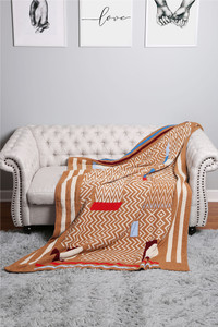 Luxury Geometric Shapes Throw Blanket-JCL4302