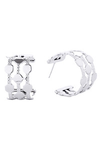 14K Dipped Post Hoop-SJE310464