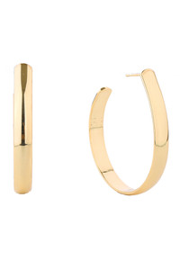 14K Dipped Post Hoop-SJE310470