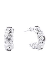 14K Dipped Post Hoop-SJE310486