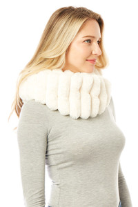 Soft Faux Fur Infinity Scarf-LOF1294