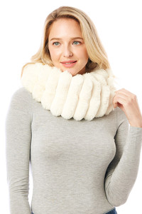 Soft Faux Fur Infinity Scarf-LOF1294
