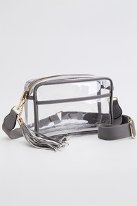Clear PU Cross Body Camera Bag