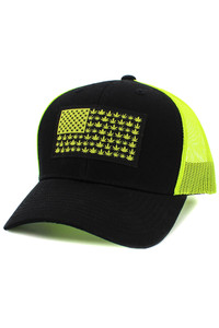 FLAG Patch Mesh Back American Flag Theme Baseball Cap-KBVT-251