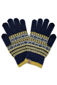 Aztec Knit Touch Gloves-BGT120058 (3pairs)