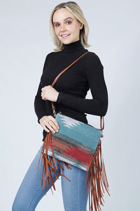 Western Tassel Crossbody Bag-EBG10333