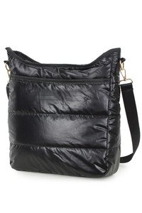 Solid Puffy Crossbody Bag-EBG10716
