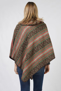 Ethnic Pattern Poncho-EPC10801