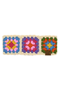 C.C Multi Color Crochet Handmade Headwrap-HW-7393