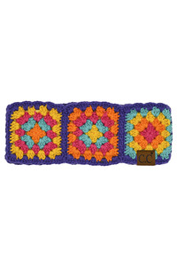 C.C Multi Color Crochet Handmade Headwrap-HW-7393