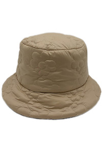 Flower Padded Bucket Hat-WHU220056