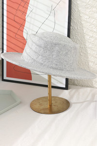 Wool Felt Fedora Hat-CH3930B