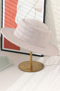 Wool Felt Fedora Hat-CH3930B