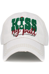 KISS MY PUTT Vintage Baseball Cap-KBV-1531