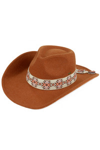 C.C Southwest Pattern Cowboy Hat-VCE0063