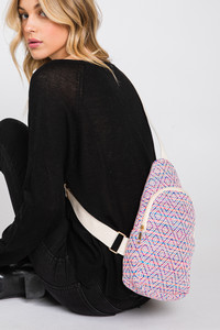 Aztec Pattern Sling Bag-MB0197
