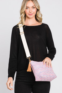 Aztec Pattern Tassel Crossbody Bag-MB0195