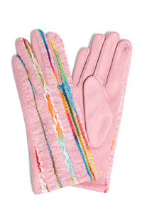 Colorful Swirled Gloves-JG906 (12pairs)