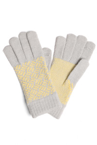 Geometric Pattern Knit Gloves-JG910 (12 pairs)